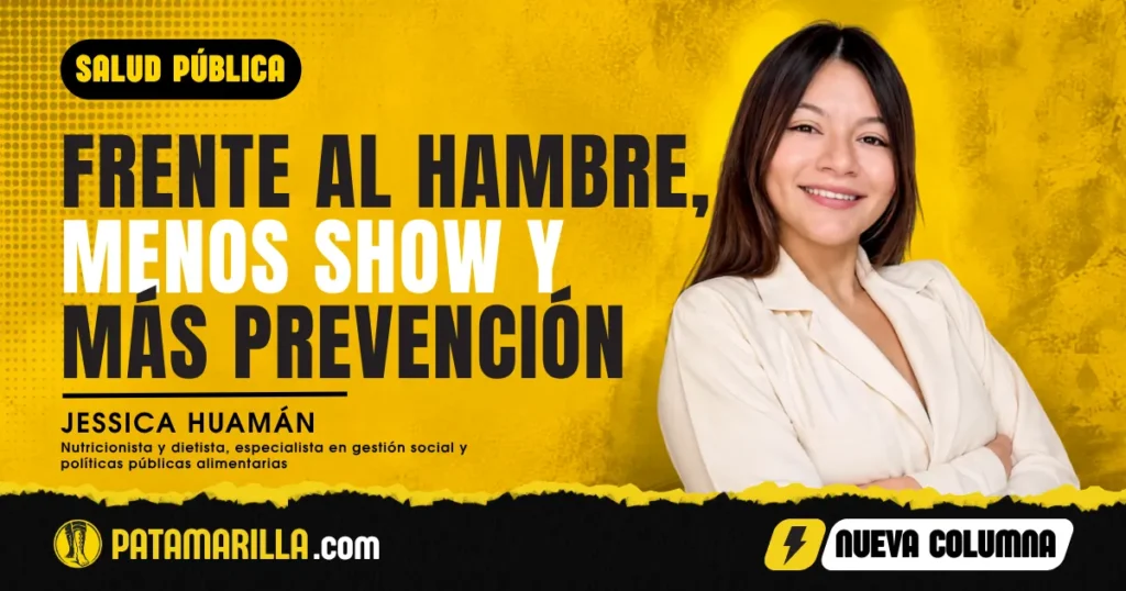 Frente al hambre, menos show y más prevención