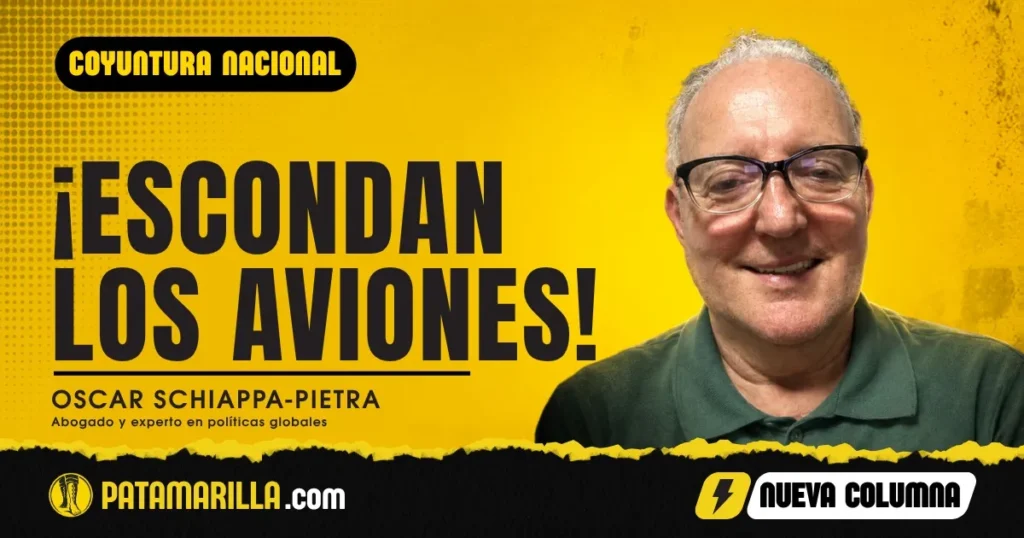 ¡Escondan los aviones!