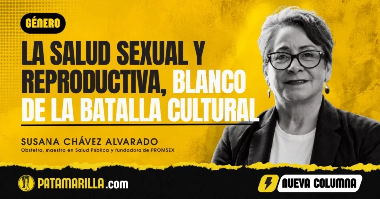 Activistas y ciudadanas protestan en defensa de los derechos sexuales y reproductivos en el centro de Lima.